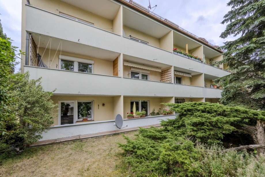 Balkonseite II.OG Etagenwohnung M�nchen / Giesing