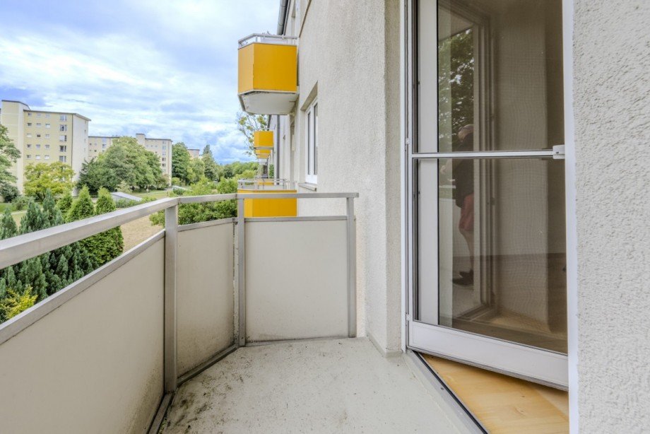 SW-Seite Balkon Etagenwohnung M�nchen